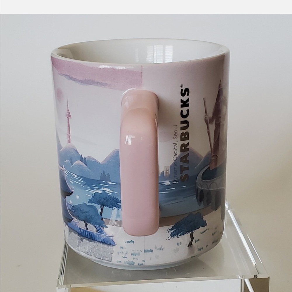 Starbucks Seoul Mug with Pink skyline - Picture 5 of 7